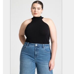 Eloquii Elegant Black Top